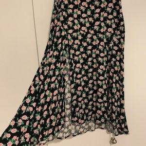Zara Floral Midi Skirt | XS